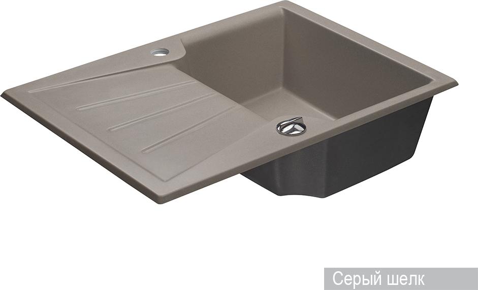 Кухонная мойка Aquaton Монца 50 1A716032MC250, серый