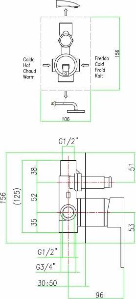 Кнопка смыва для писсуара Tece Loop Urinal 9242650