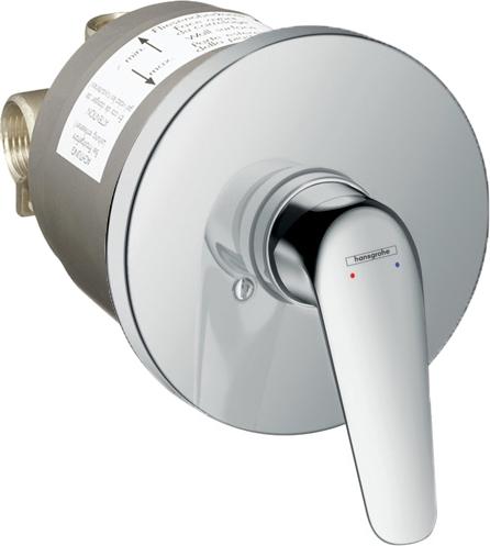 Смеситель для душа Hansgrohe Novus 71068000 с внутренней частью, хром