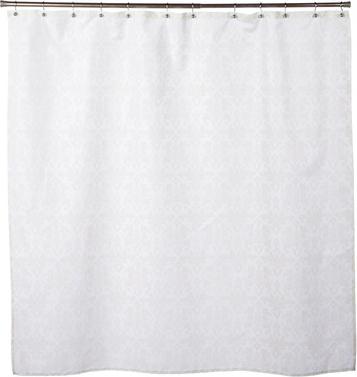 Штора для ванной Carnation Home Fashions Damask Ivory