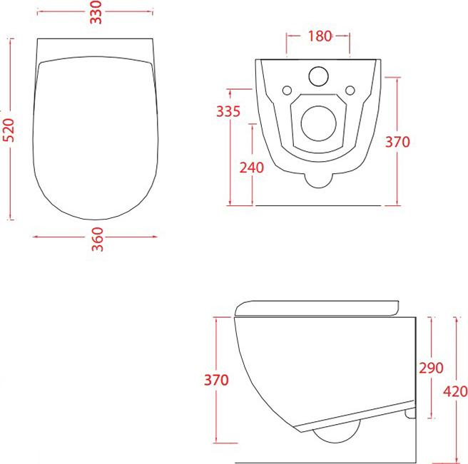 Подвесной унитаз ArtCeram File 2.0 FLV004 39 00, marrone cocoa