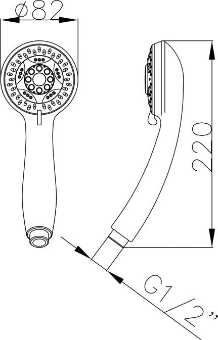 Душевая лейка Paulmark PM103