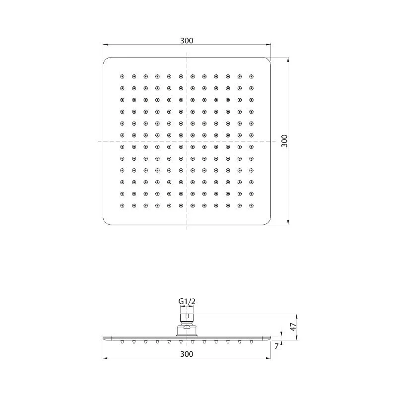 Душ верхний Elghansa Overhead Shower MQ-730 хром