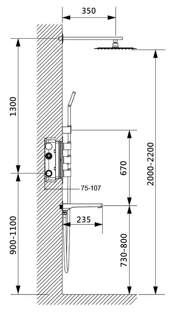 Душевая система Timo Petruma SX-5049/00SM хром