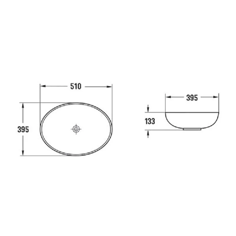 Раковина накладная Comforty 00-00014841 белый