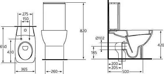 Чаша для унитаза Ideal Standard Cantica T317861 с сиденьем микролифт