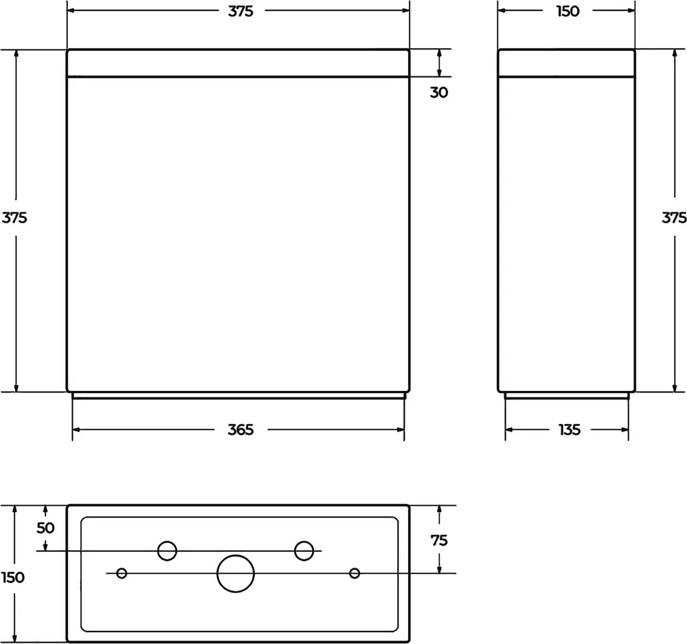 Бачок для унитаза BelBagno Energia BB8134T, белый