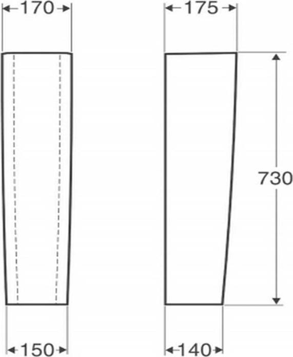 Пьедестал для раковины KOLO Sign Art D43450