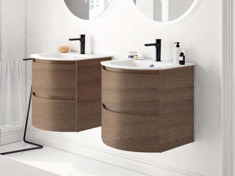 Тумба под раковину Berloni Bagno Way Round WARBS2CHD4C 1429 бежевый