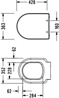 Крышка-сиденье Beta SilentClose and EasyRelease Seat and Cover (Hygiene) 223BT00002