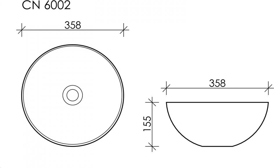 Рукомойник Ceramica Nova Element CN6002