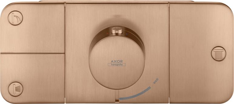 Термостат для душа Axor One 45713310, красное золото