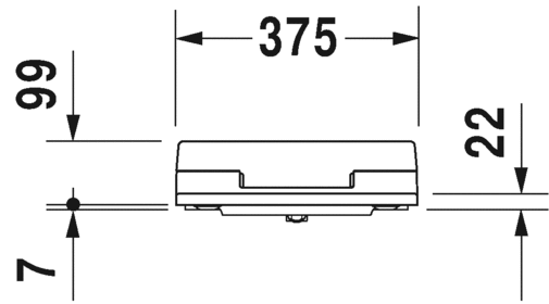 Крышка-сиденье Duravit ME by Starck SensoWash Slim 611200002000300 с микролифтом, функция биде