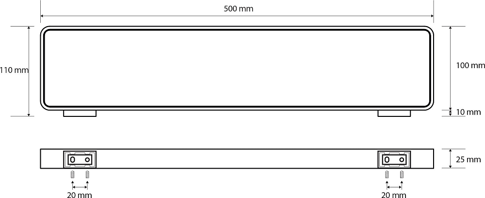 Полочка Bemeta Solo 139102312 хром