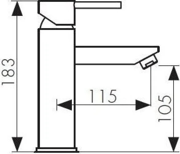 Смеситель для раковины Kaiser Sensor 38311, хром