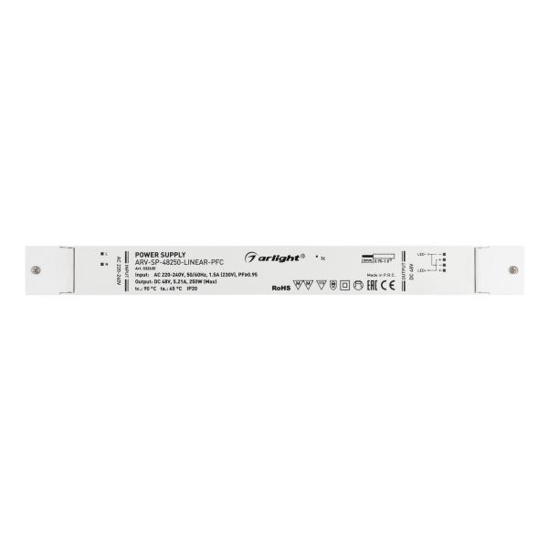 Блок питания Arlight ARV-SP-48250-Linear-PFC 48V 250W IP20 5,21A 032630