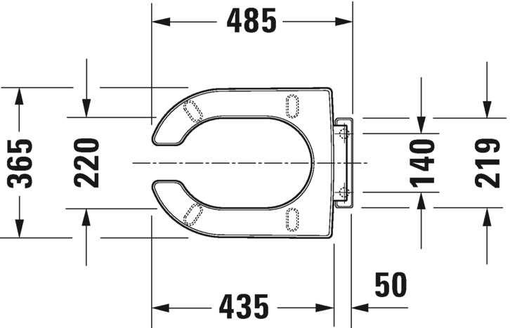 Сиденье для унитаза без крышки Duravit Starck 3 0064390000 с микролифтом