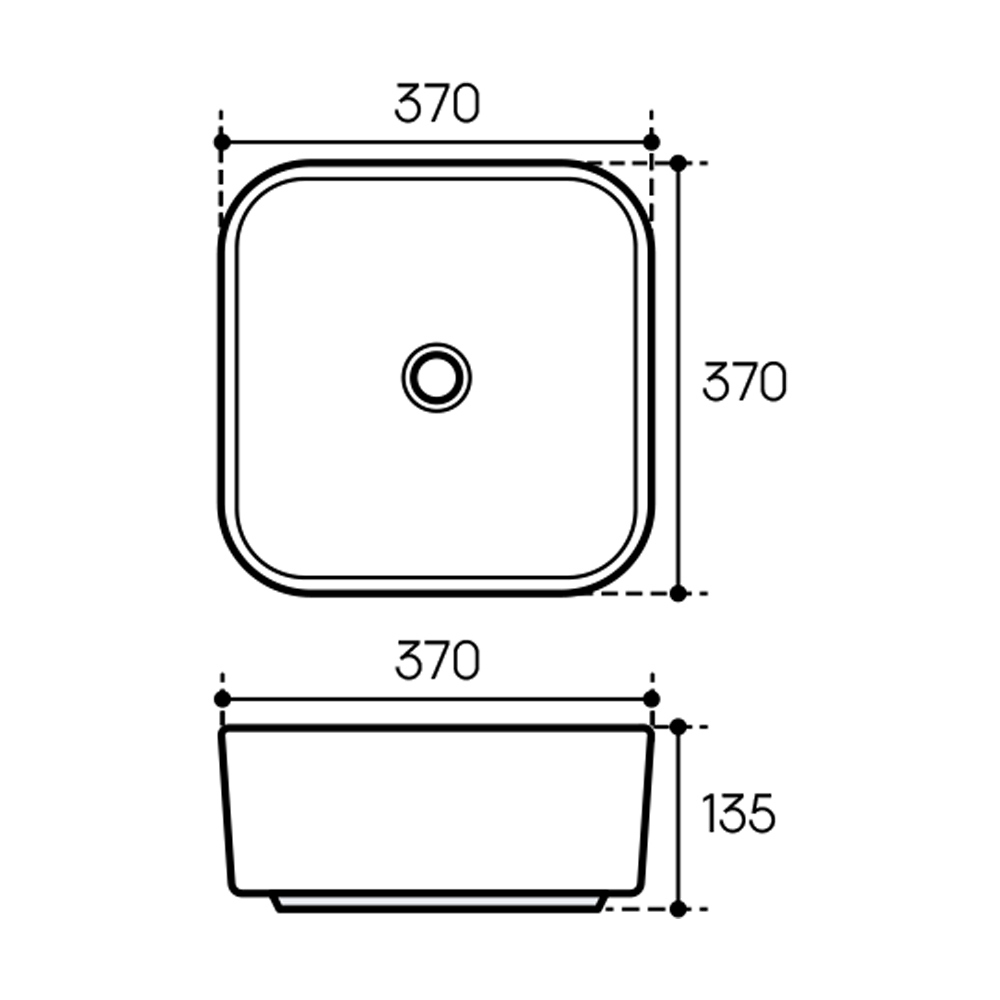 Раковина накладная Aqueduto Espiral ESP0330 серый