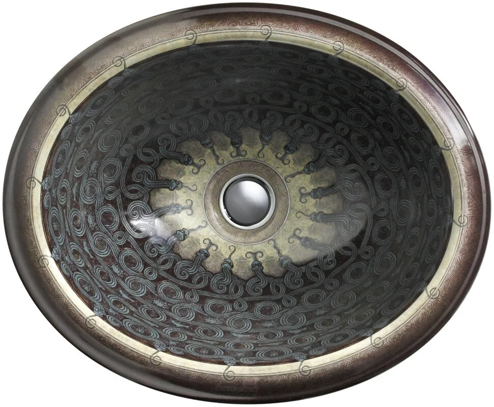 Раковина Kohler Vintage Serpentine Bronze K-14234-SP-G9 черный