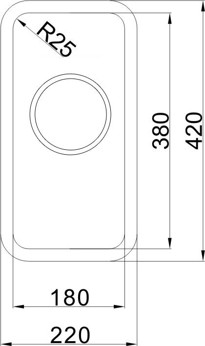 Дополнительная мойка Oulin OL-0361 round