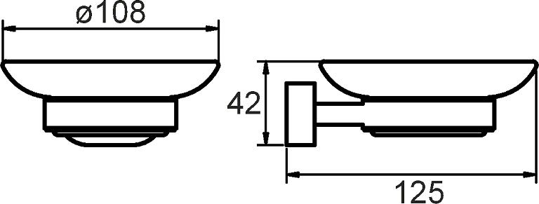 Мыльница Milardo Solomon SOLSMG0M42