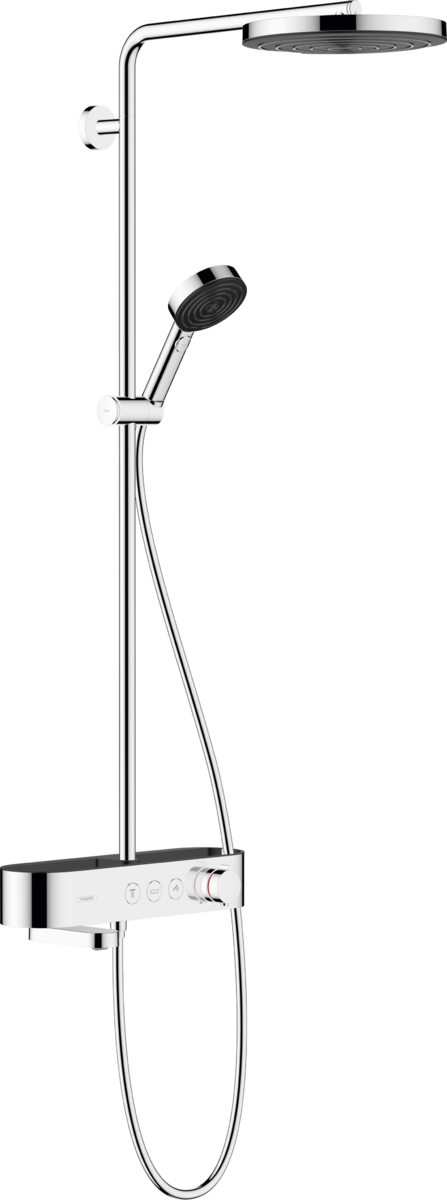 Душевая стойка Hansgrohe Pulsify Showerpipe 260 1jet 24230000 с термостатом, хром