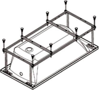 Монтажный набор для ванны Roca Uno 160х75