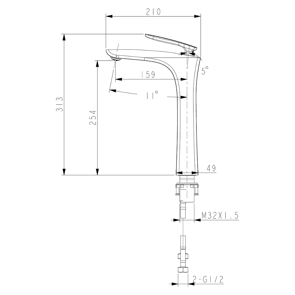 Смеситель для раковины Lemark Bellario LM6809C хром