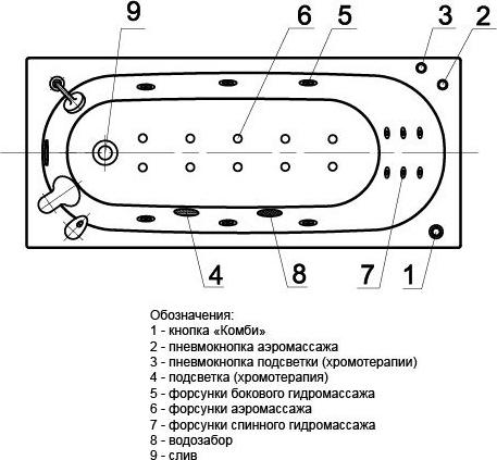 Акриловая ванна Aquatek Оберон 160x70 см OBR160-0000039, белый