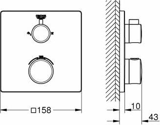 Термостат для душа Grohe Grohtherm 24079000