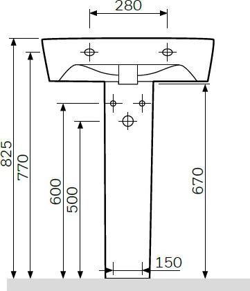 Пьедестал Am.Pm Spirit 2.0 C704910WH