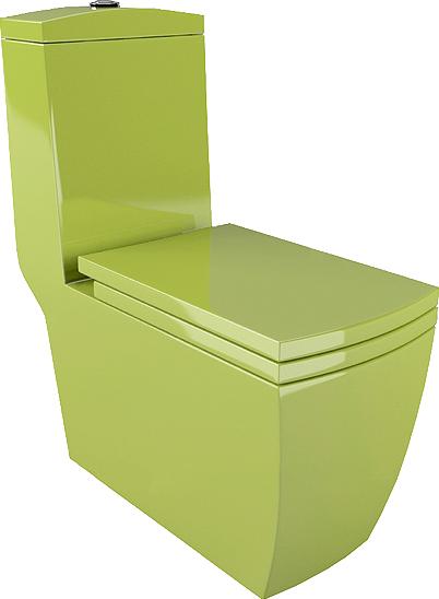 Унитаз с системой антивсплеск Arcus 050 light green