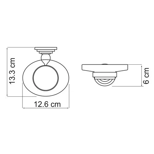 Мыльница WasserKRAFT Ammer К-7000 K-7029 хром