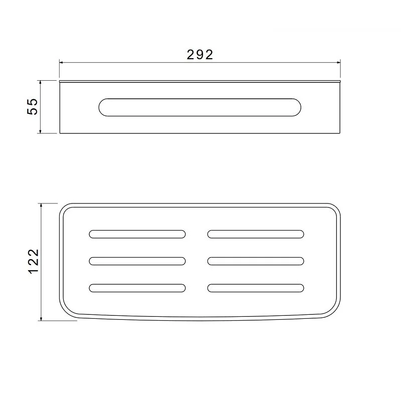 Полка Schein 9327MB черный