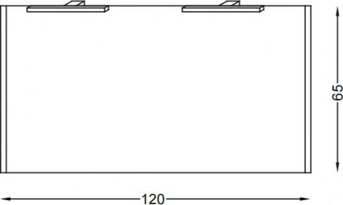 Зеркало Jacob Delafon Lignum EB1264RU-P01