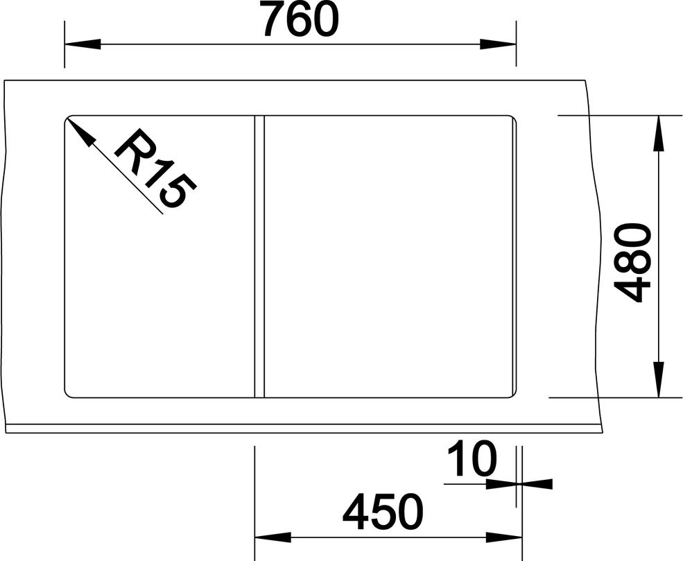 Кухонная мойка Blanco Zia 45 S 517416 серый бежевый