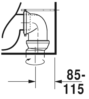 Напольный унитаз Rimless Duravit P3 Comforts SensoWash 2166590000 безободковый