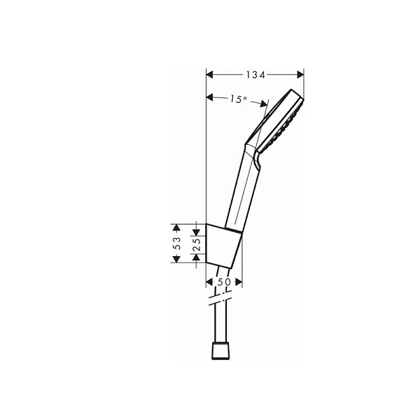 Душевой комплект Hansgrohe Logis, хром, c душевым гарнитуром