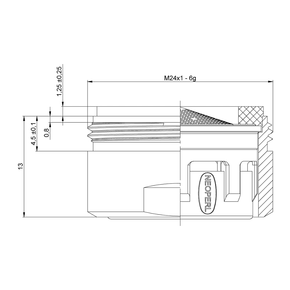 Аэратор Lemark NP13301-BL хром