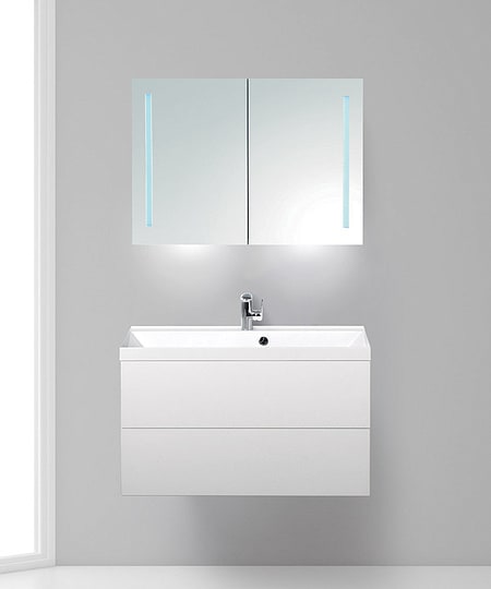 Тумба для комплекта BelBagno REGINA-900-2C-SO-BO-P-BLUM bianco opaco