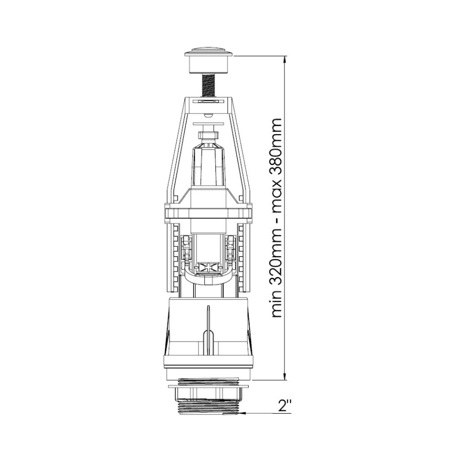 Арматура смывная Nova 4803