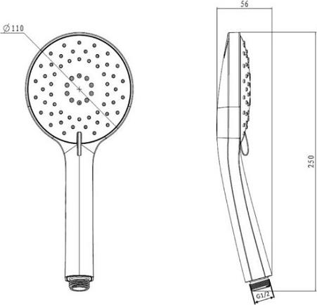 Душевая лейка Villeroy & Boch TVS00000800061