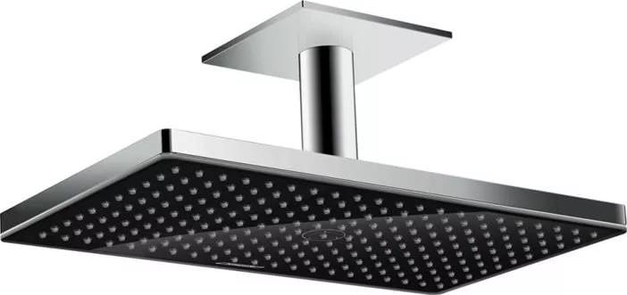 Верхний душ Hansgrohe Rainmaker Select 24006600 чёрное стекло, хром