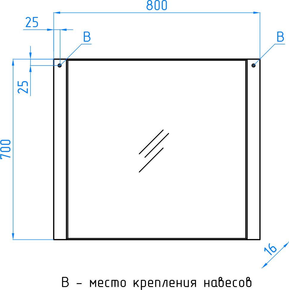 Зеркало Style Line Лотос 80 шелк зебрано