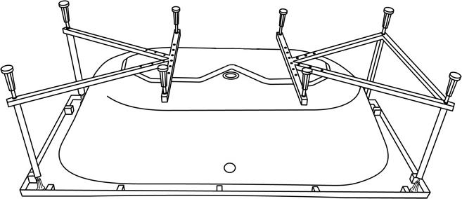 Акриловая ванна Excellent Pryzmat Lux 170x80