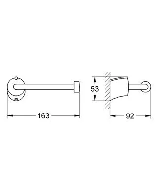 Держатель туалетной бумаги Grohe Tenso 40296000 хром