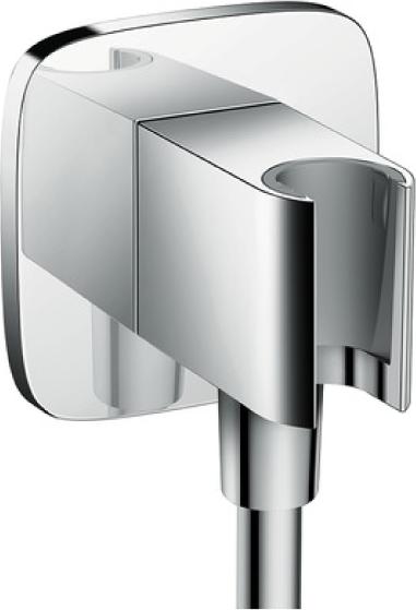 Шланговое подключение Hansgrohe Fixfit Porter E 26485000 с держателем для душа