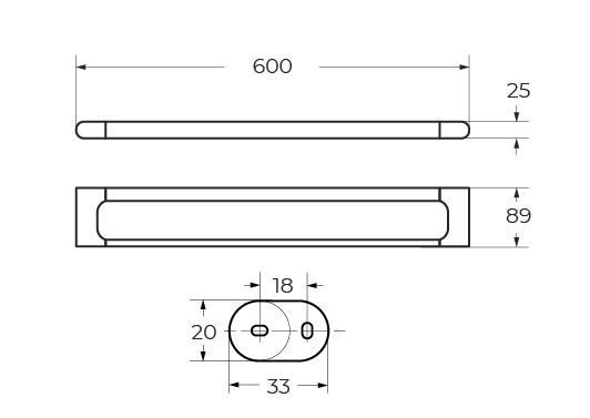 Полотенцедержатель Art&Max Platino AM-E-3924-MB, черный