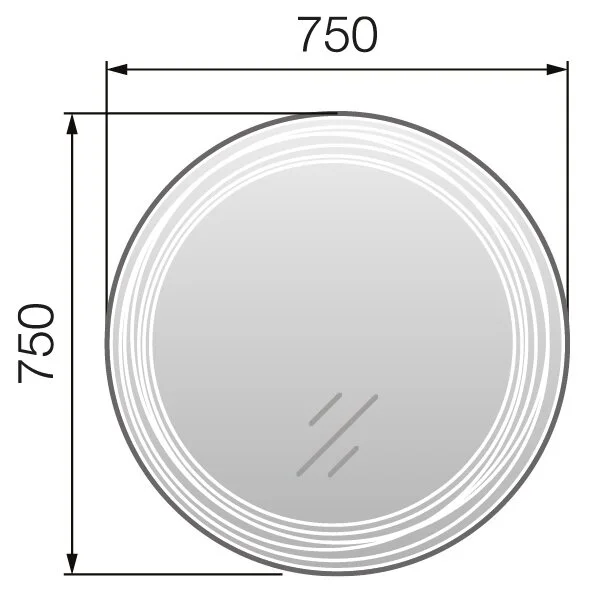 Зеркало Marka One Belle У26304 белый