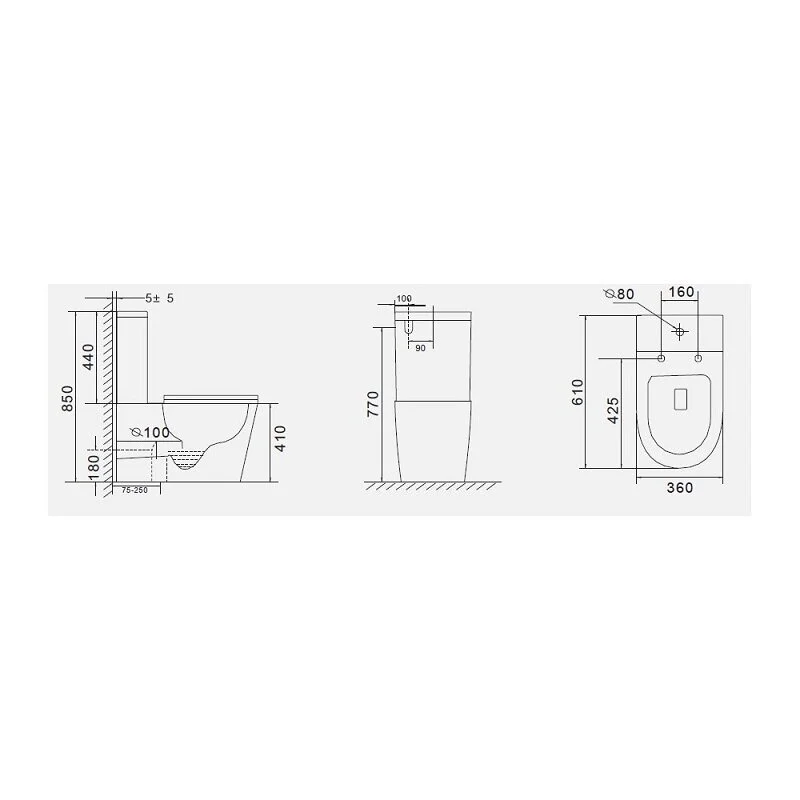 Напольный унитаз Teka Nexos 117330000, безободковый, крышка микролифт